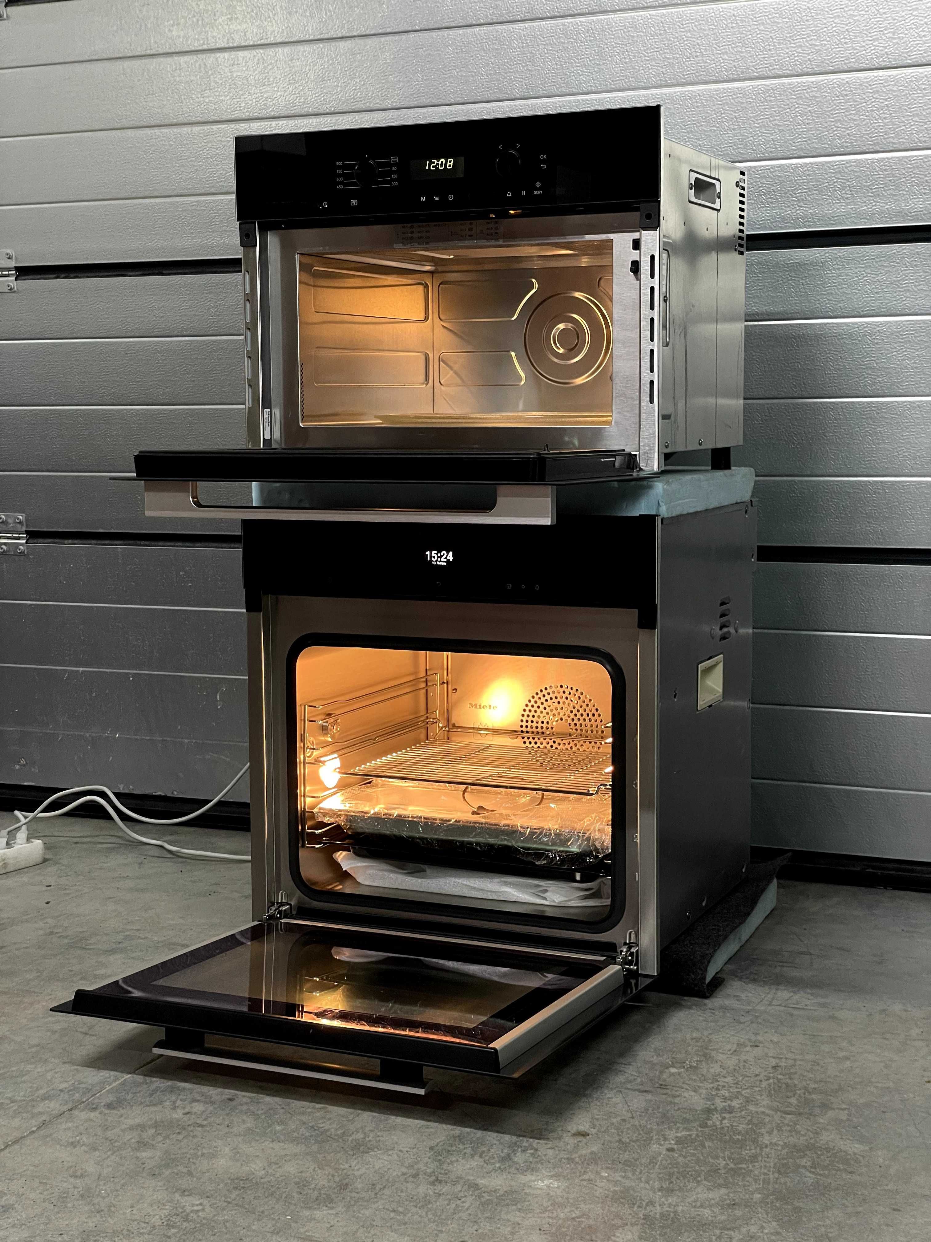 Комплект Miele: Духова шафа з Пароваркою + Мікрохвильовка 6 серії
