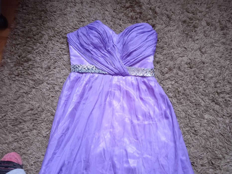 Sukienka  fioletowa "8" BEAUTIFLY z metką