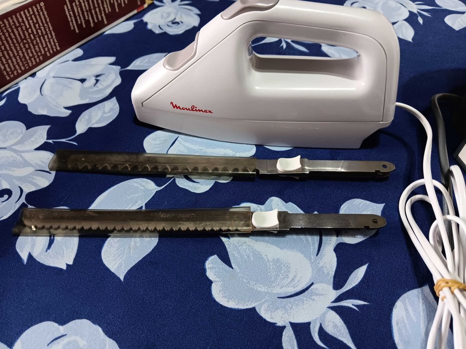 ESPREMEDOR elétrico de frutas e legumes, Faca elétrica Moulinex