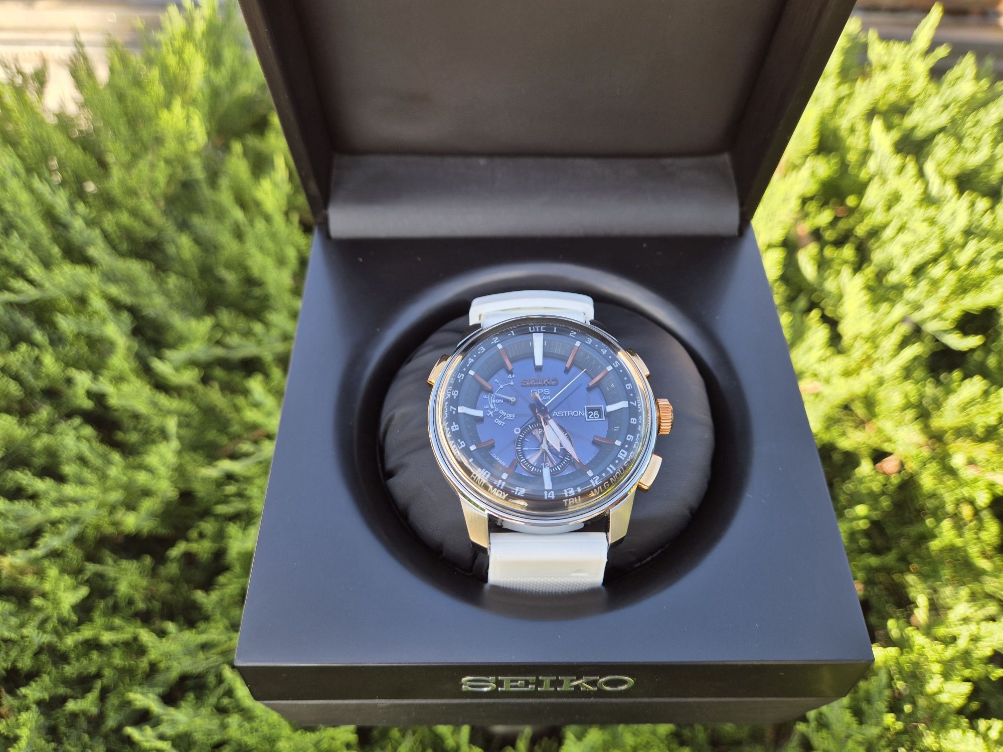 Seiko Astron Sbxa038 Solar Szafir GPS idealny