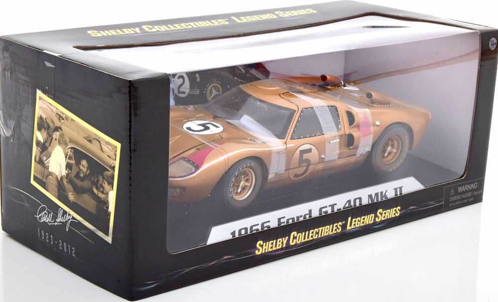 1:18 Shelby Collectibles Ford GT40 Mk II #5 3rd 24h LeMans 1966