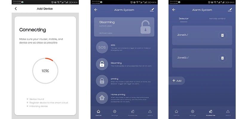 Alarme intrusão casa sem fios wireless wi-fi wifi com APP Android ios