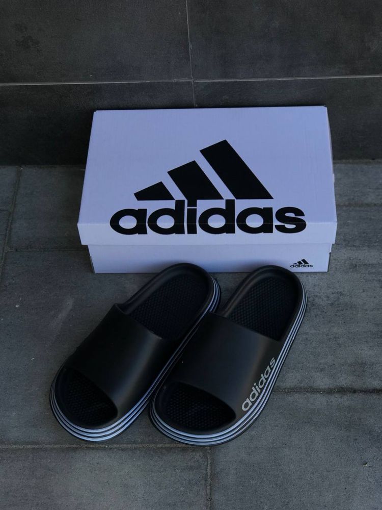 Скпер легкі і зручні шльопанці Adidas Slide / Тапочки Адидас / Адідас