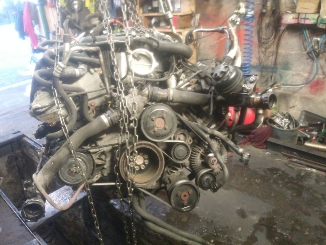 Silnik BMW N62B48 B44 367KM Każda Część Glowica Alternator Klima Wałki