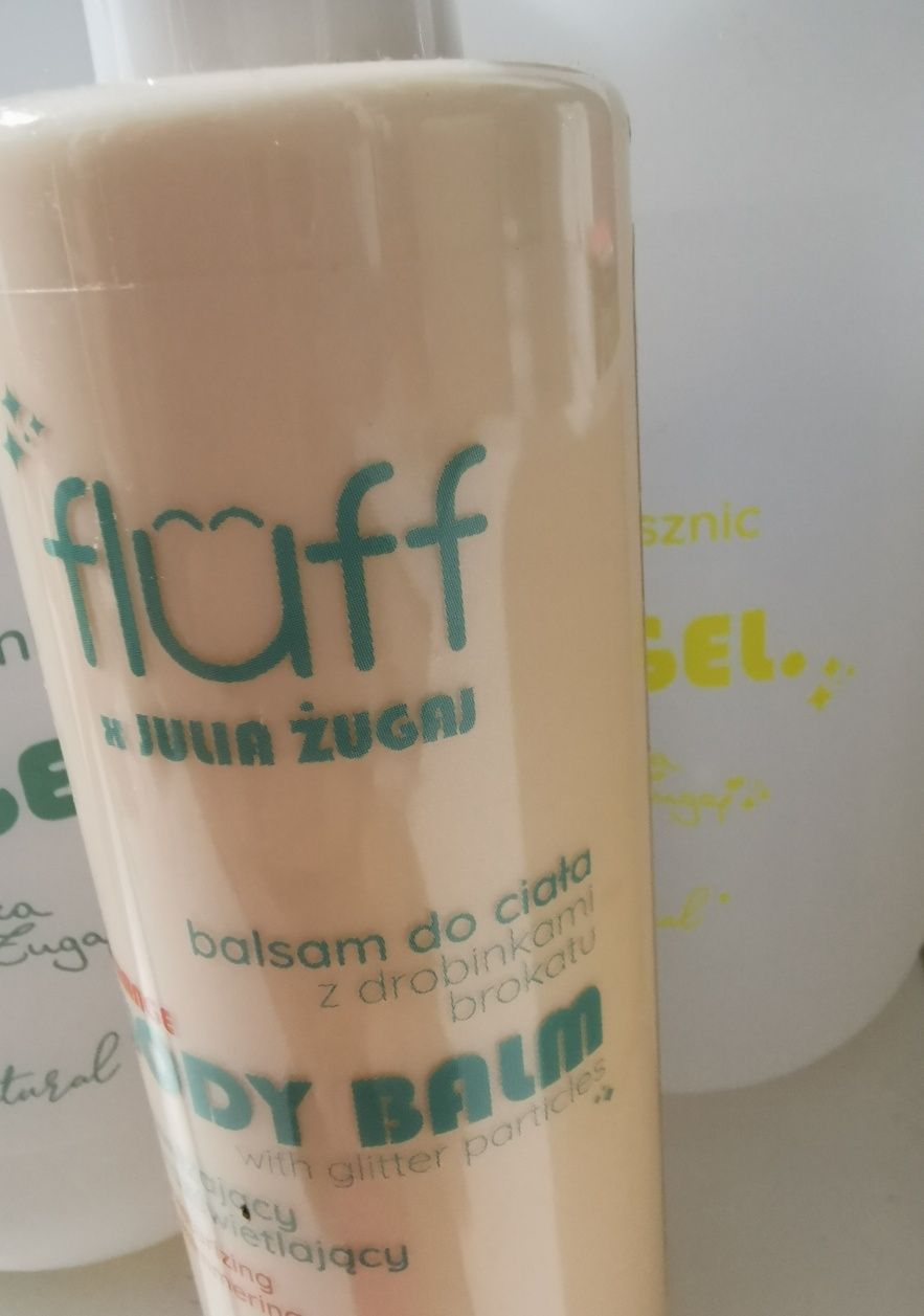 Fluff & Julia Żugaj Balsam do ciała z drobinkami brokatu nowy