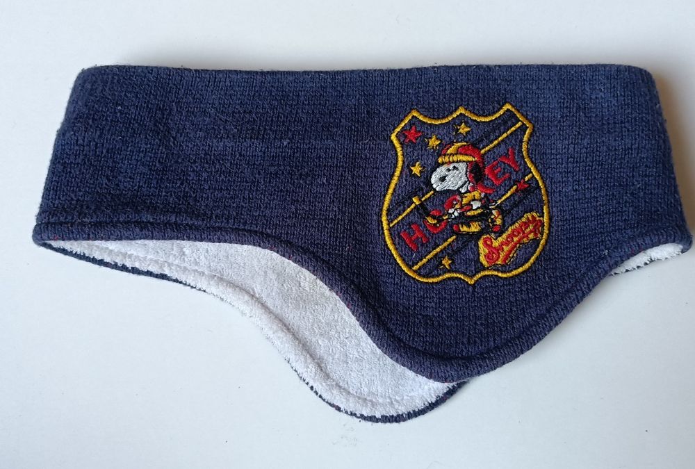 Opaska na uszy  dziecięca Hockey Snoopy lata 90-te