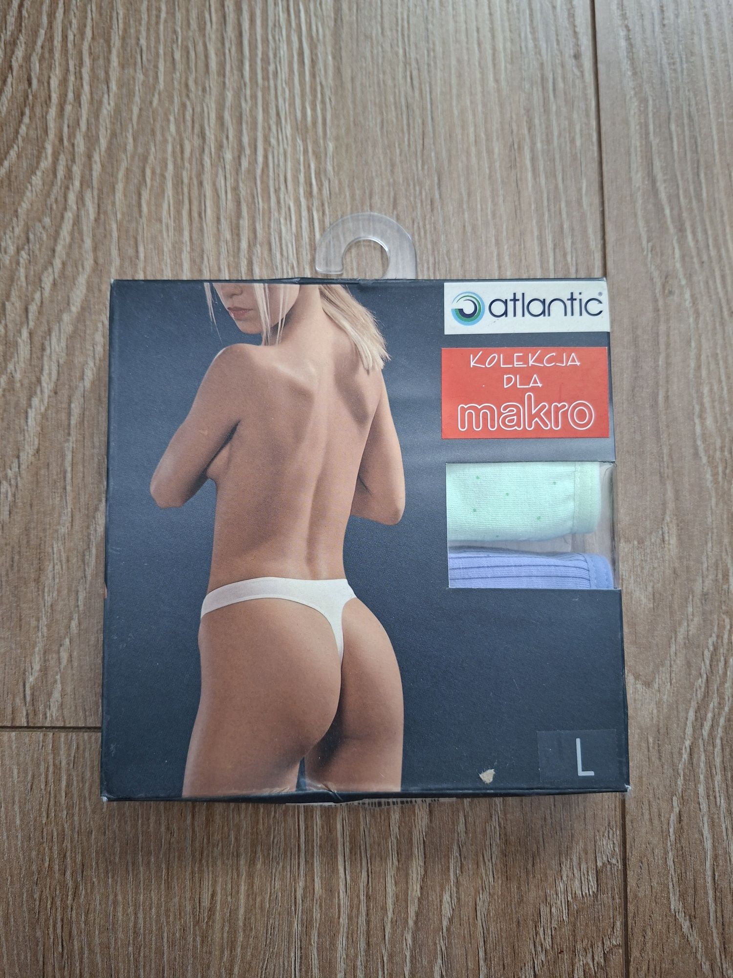 Stringi damskie Atlantic, rozmiar L, 2PACK