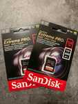 2 szt. SanDisk Extreme Pro 128GB, 200 MB/s, 4K USD, v30 C10 U3