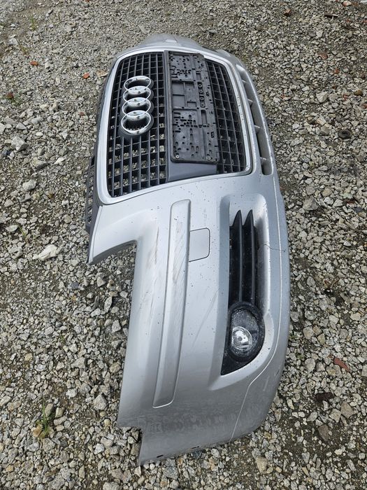 Zderzak przód Audi a3 8p przedni LX7W nadkole Kompletny grill
