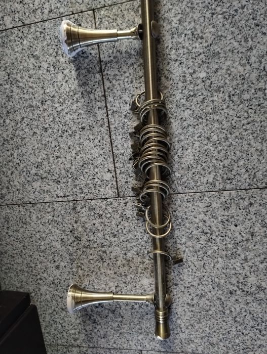 Karnisz pojedynczy metalowy 176 cm