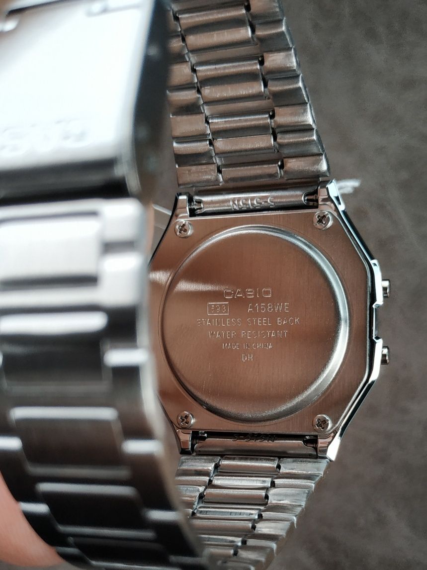 Часы мужские Casio A158WEA-1EF Retro Vintage Гарантия Годинник Касио
