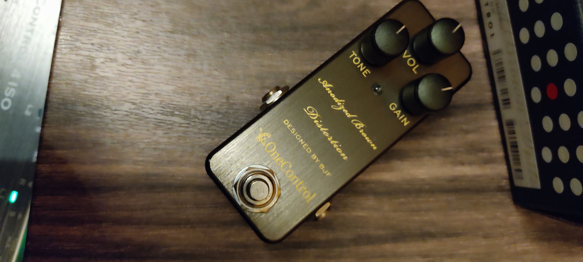 Pedal One Control Anodized Brown Distortion