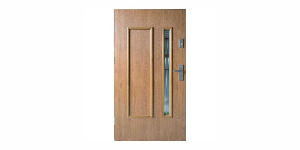 Drzwi OUTLET zewnętrzne LUX PŁASKIE S16 Lewe 90 Winchester nr330