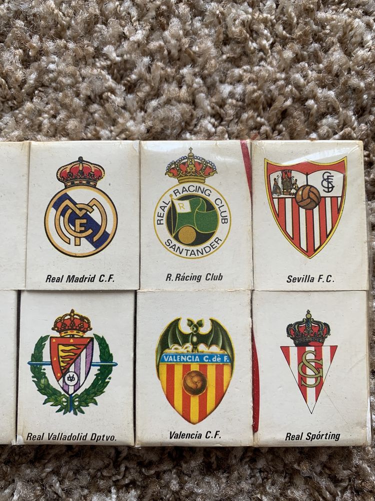 Caixas de fosforos liga espanhola 1981/82