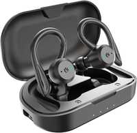 Słuchawki bezprzewodowe bluetooth apekx be1032 douszne z etui mikrofon