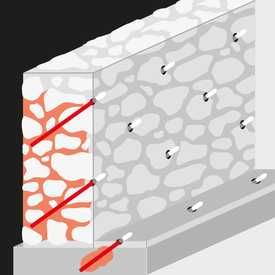 Iniekcja krystaliczna osuszanie murów ścian fundamentów hydroizolacja