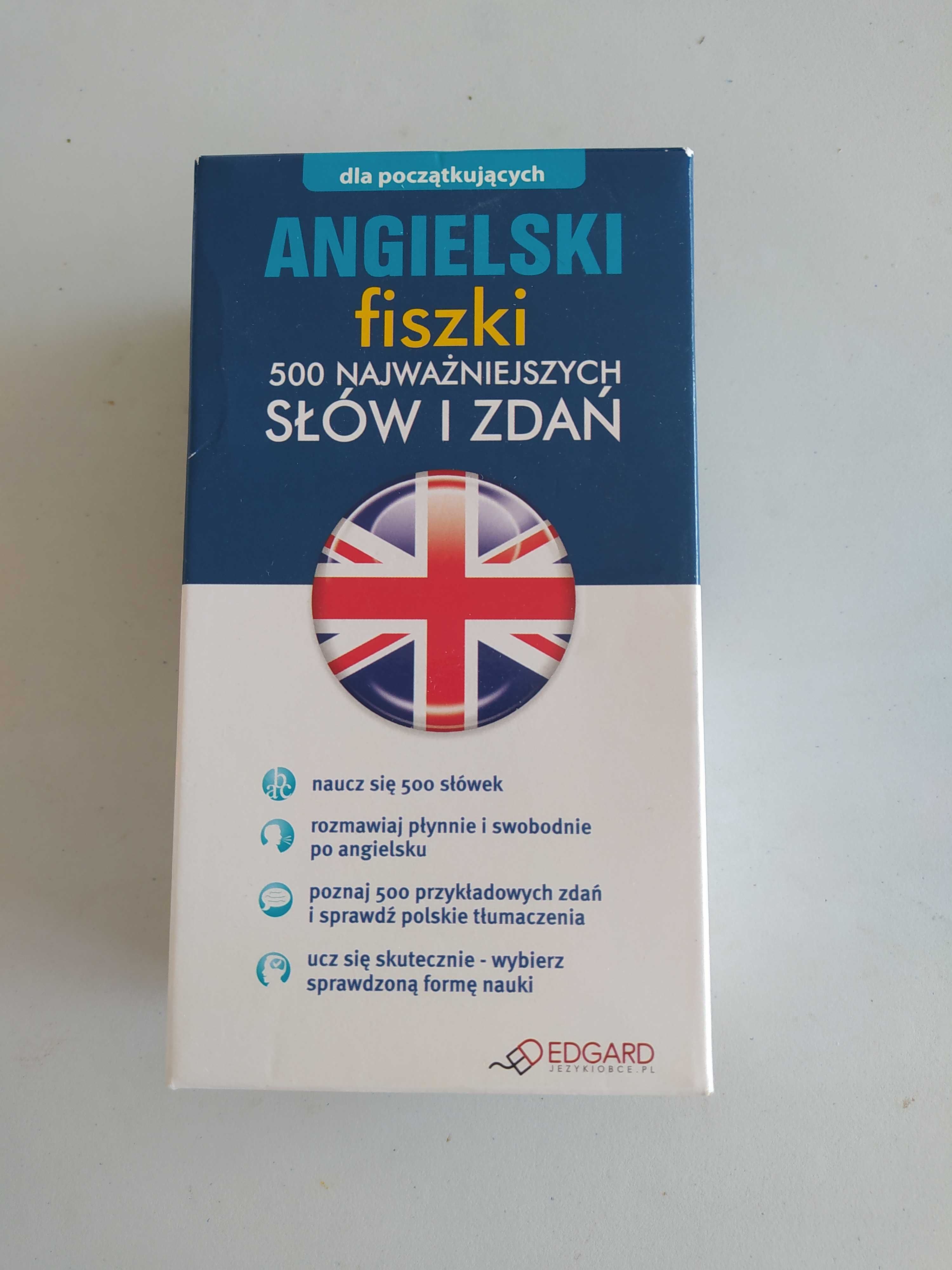 Fiszki angielski, 500 najważniejszych słów i zdań, podstawy