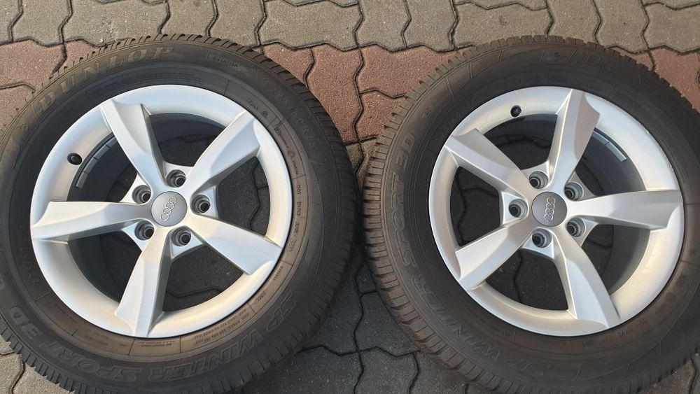Koła zimowe Alu 16" Audi A6 C7 225/60/16 5x112 BdbStan Oryginalne