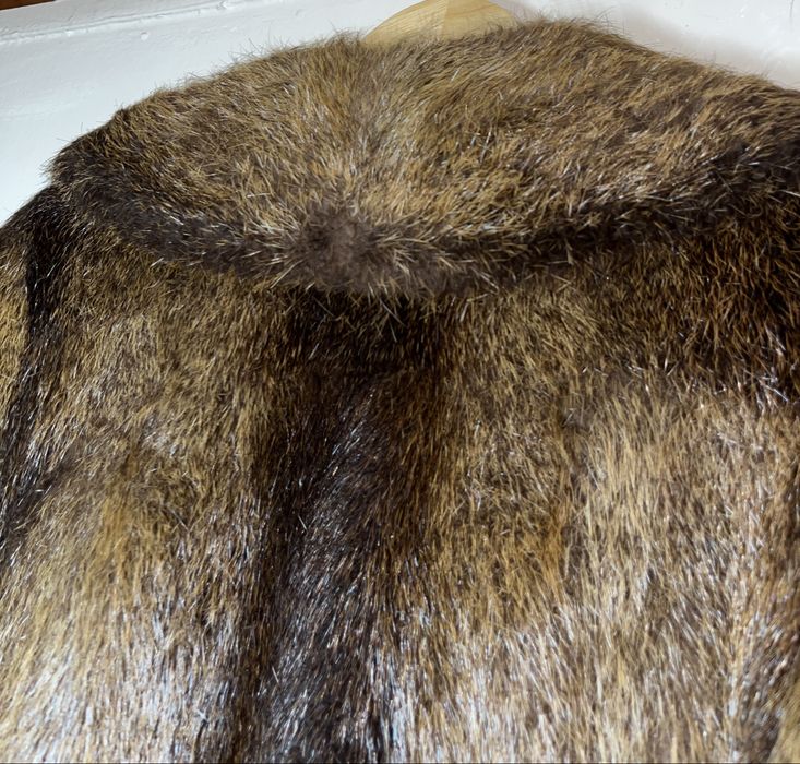 Шуба нутриевая с воротником