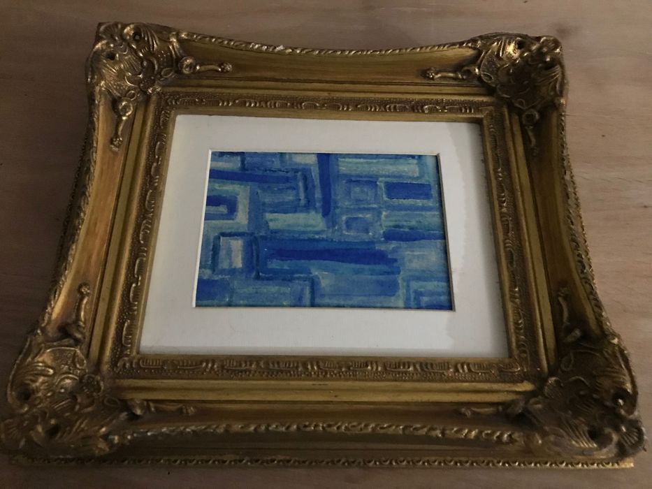 Moldura dourada antiga