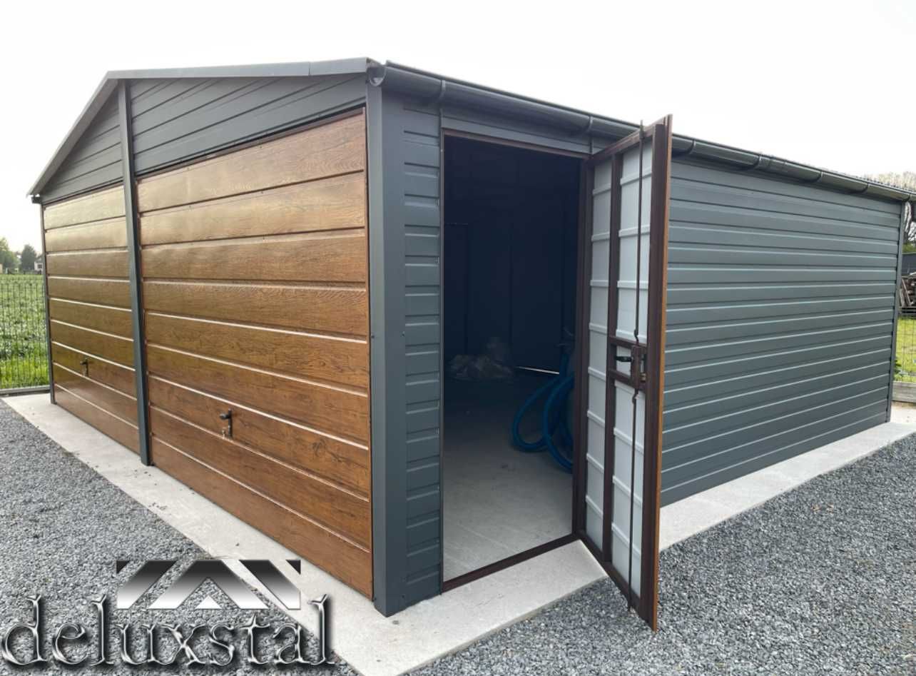 Garaze blaszane garaz PREMIUM 6x5.80 PROFIL ZAMKNIETY