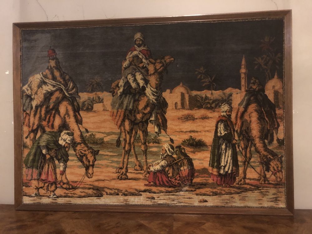 Quadro c/ moldura madeira