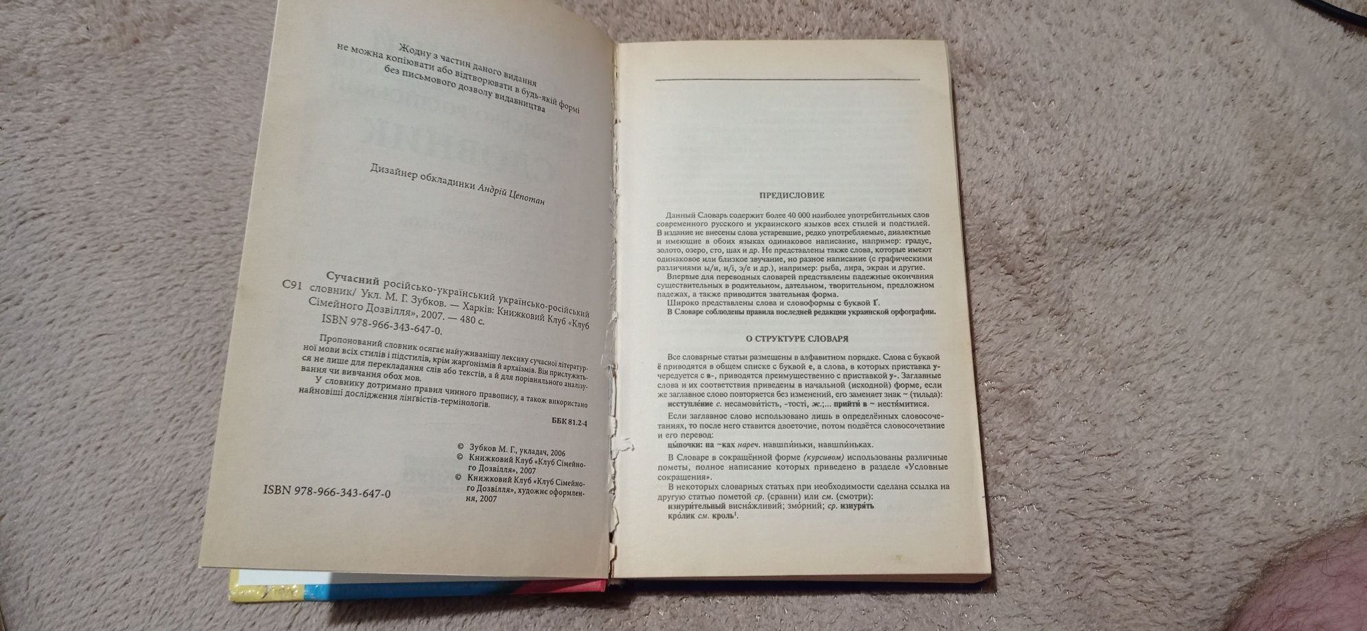 Словарь книга переводчик