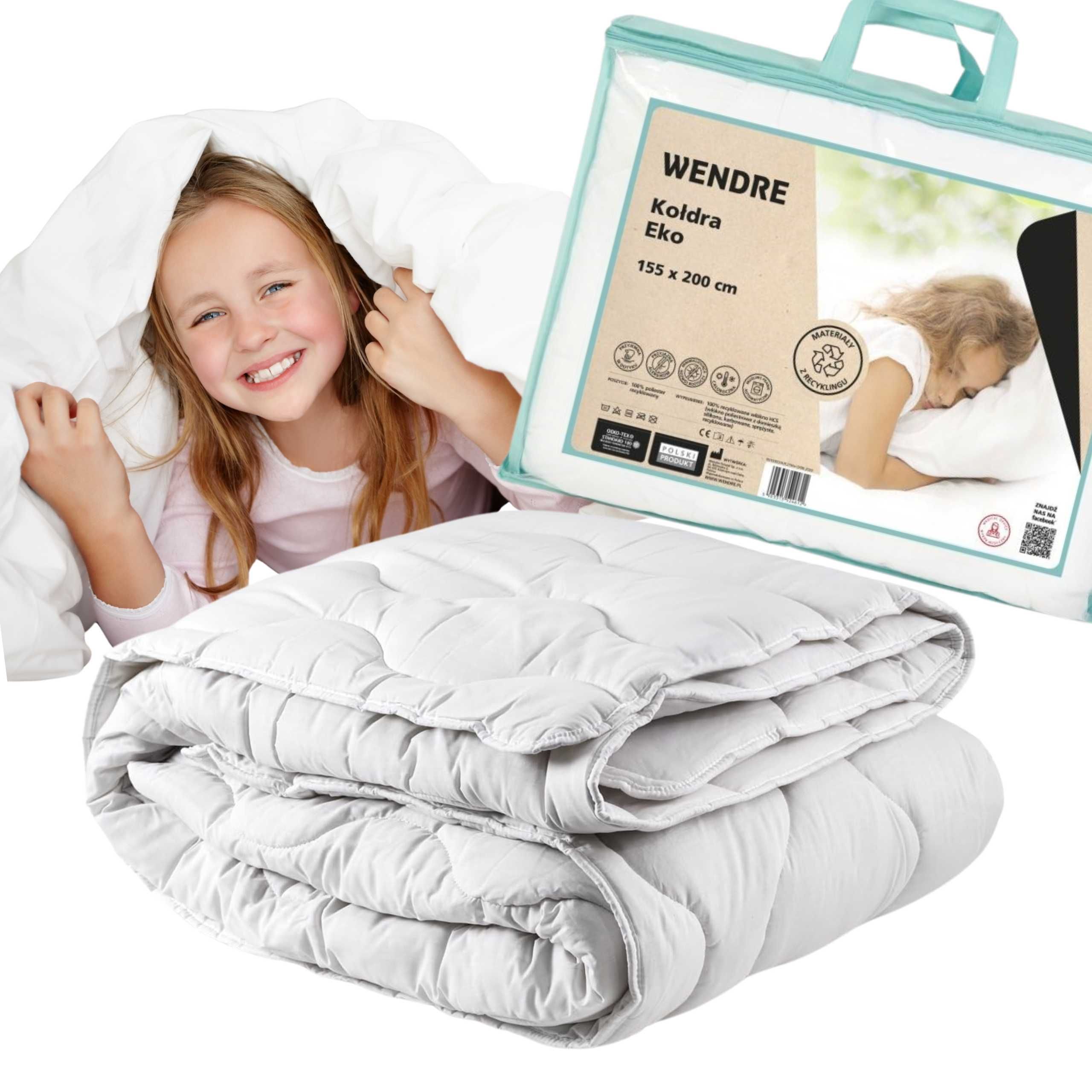 Kołdra Nowe kołdry całoroczne 160x200 do hosteli kwater pod wynajem