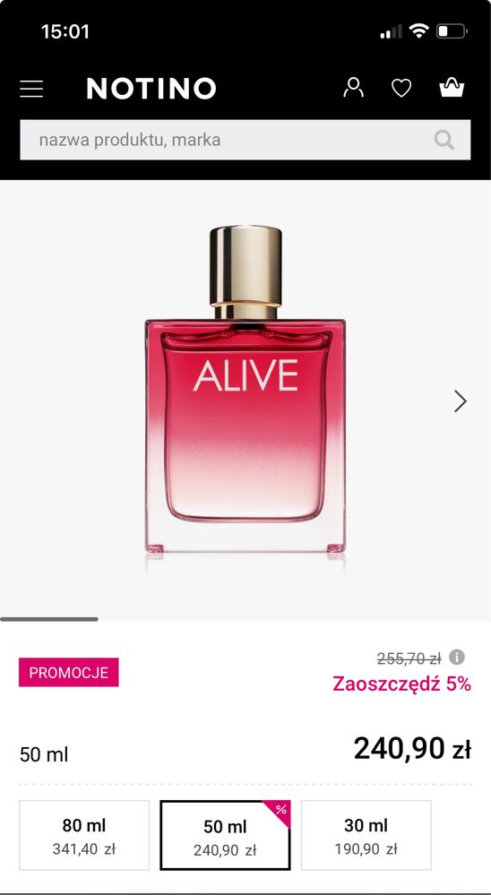 Perfumy Hugo Boss Alive Intense EDP