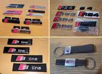 Símbolos AUDI S-Line RS3 | RS4 | RS5 | RS6 | Acessórios | Porta chaves