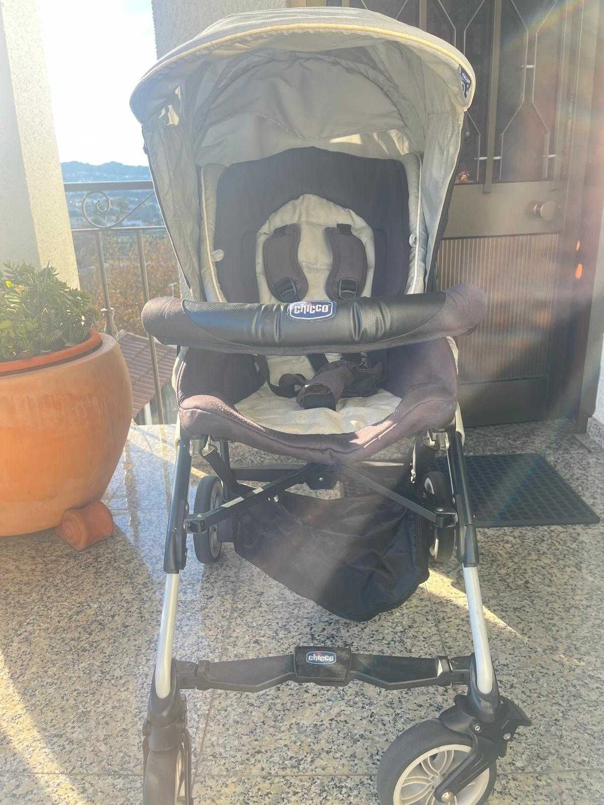 Carrinho e alcofa de bebe Chicco