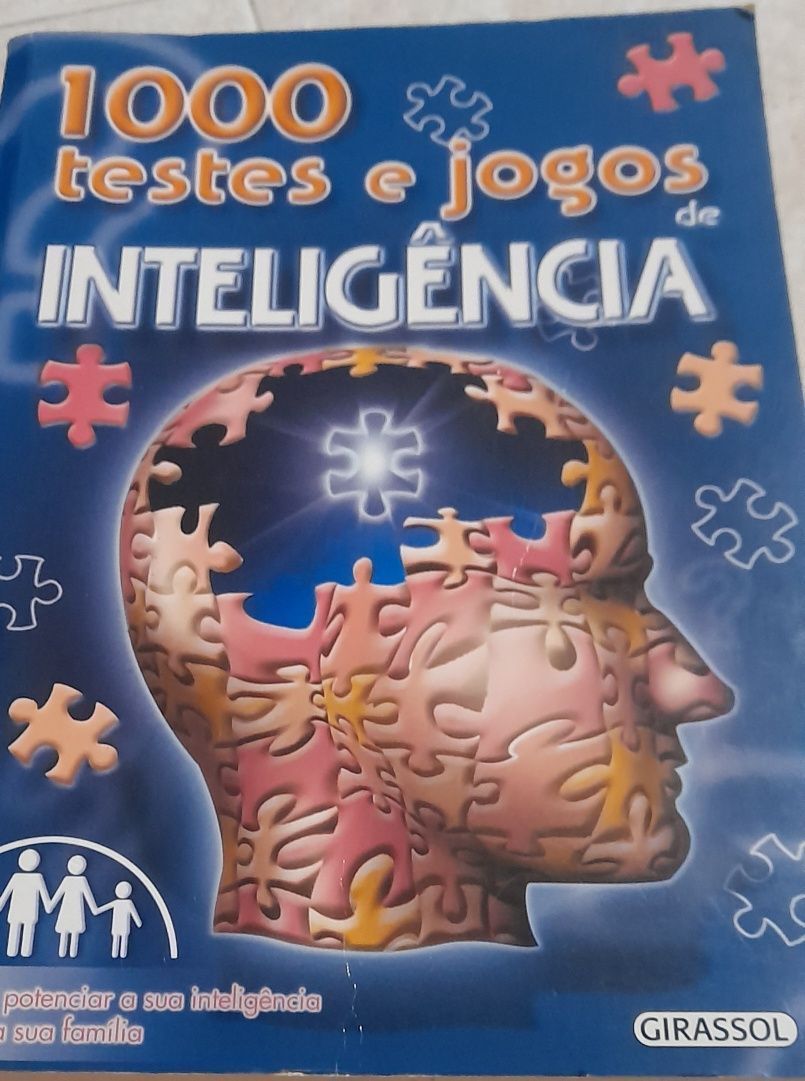 Livro 1000 testes e jogos de inteligência