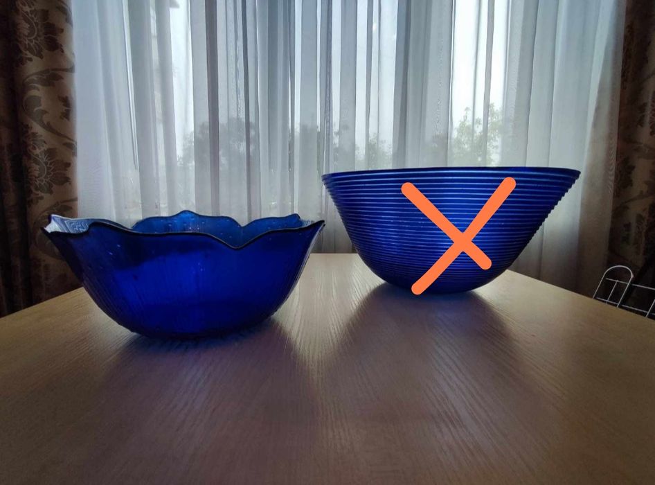 Салатница кобальт