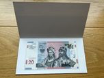 Banknot chrzest polski niski numer