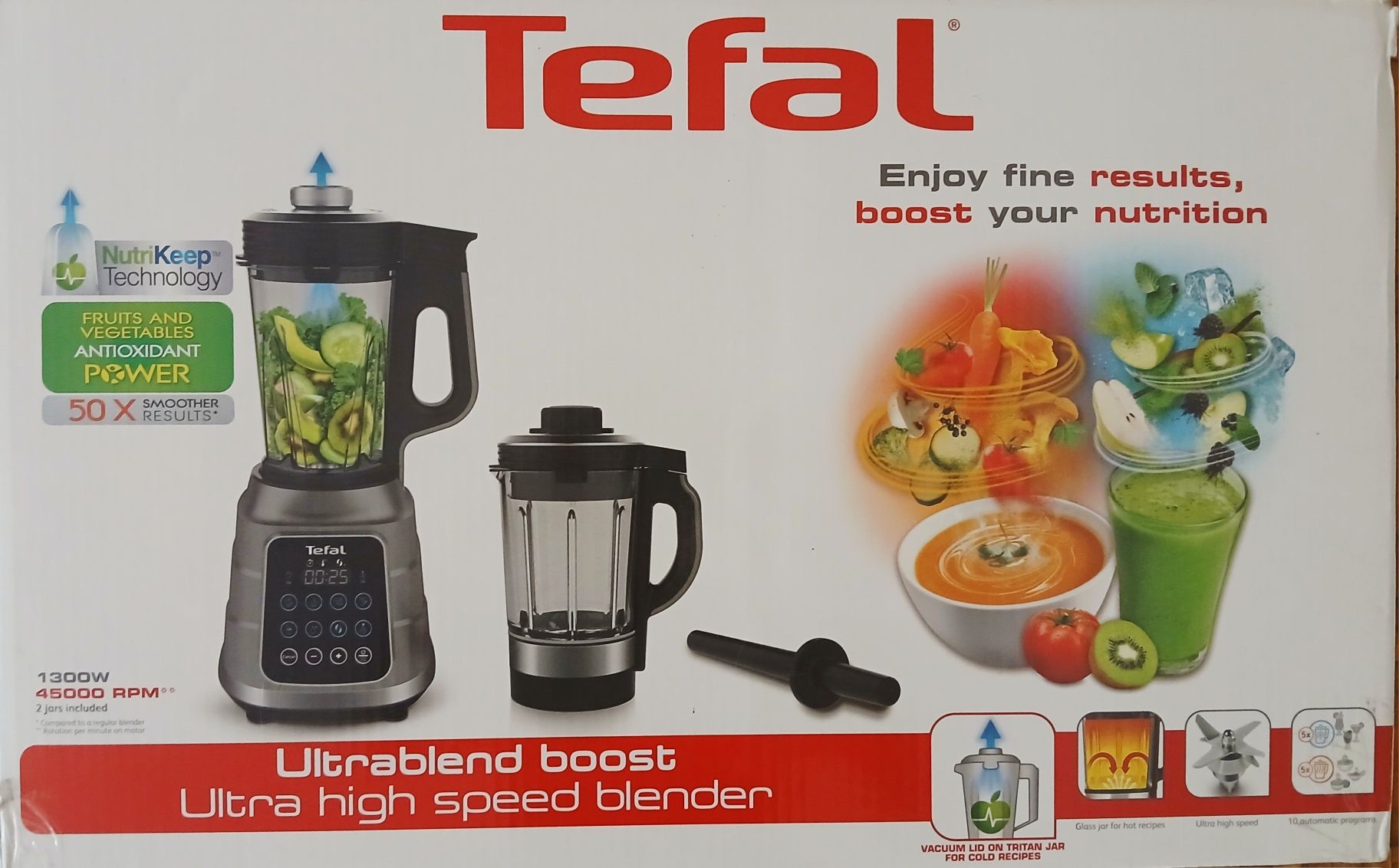 Tefal blender Ultrablend Boost Vacuum