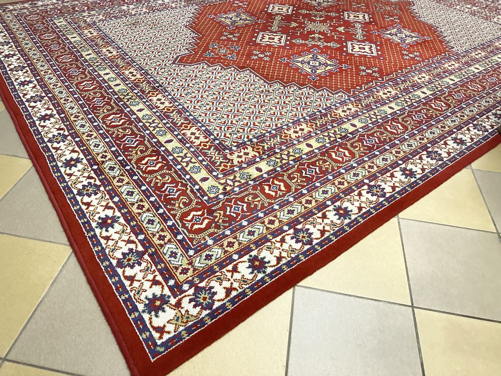 Dywan naturalny tkany welurowy 343x253