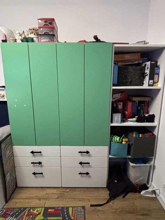 Szafy, regal, biurko, łóżko IKea