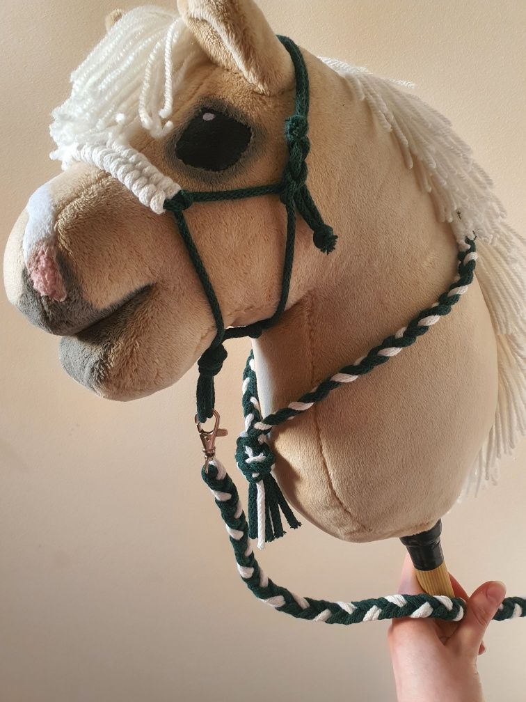 Zestaw sprzętu dla hobby horse - halter, cordeo, uwiąz