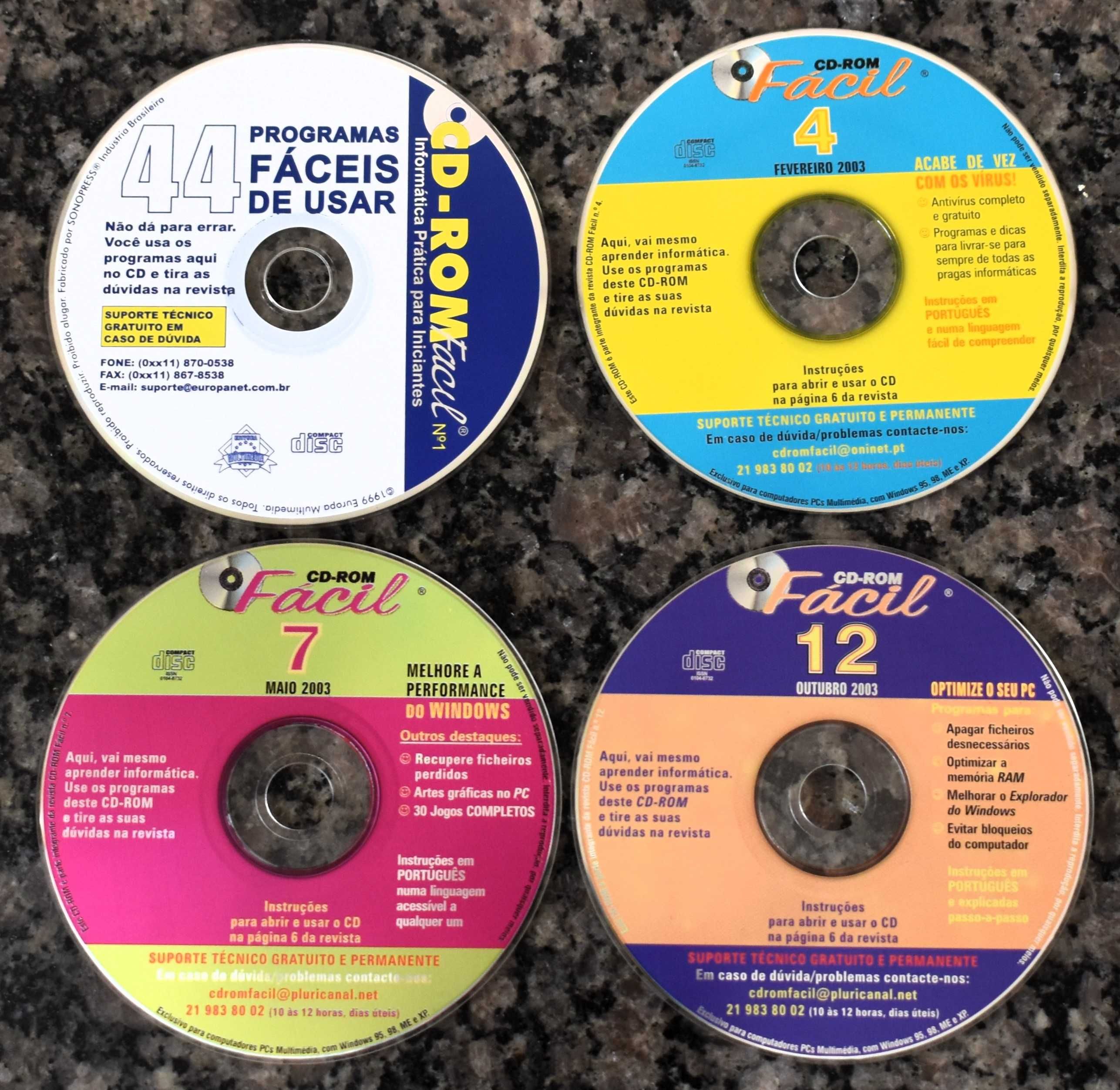 Revistas Mundo do CD-ROM e CD-ROM Fácil