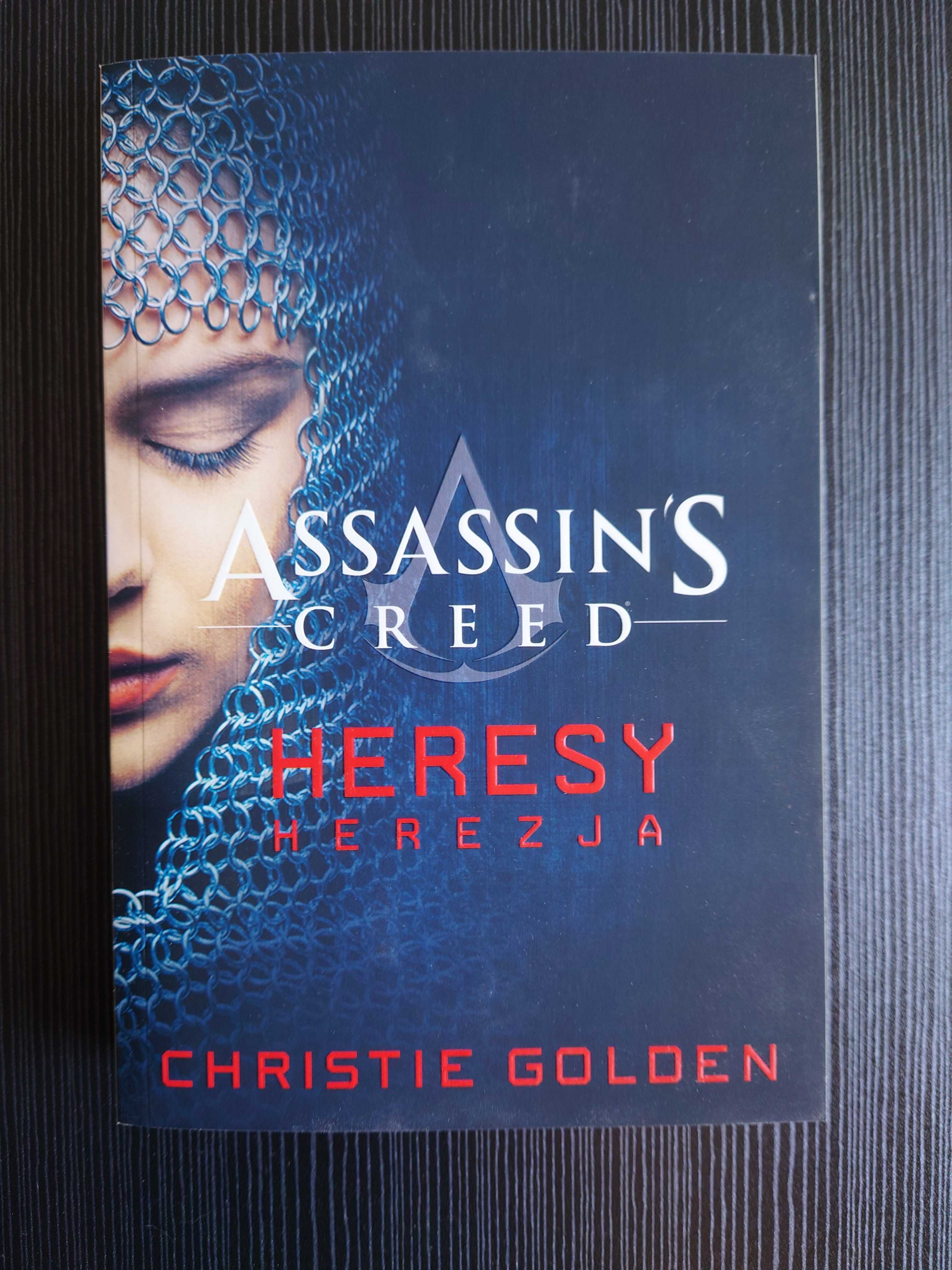 Książka Assassin's Creed HERESY herezja. Christie Golden.