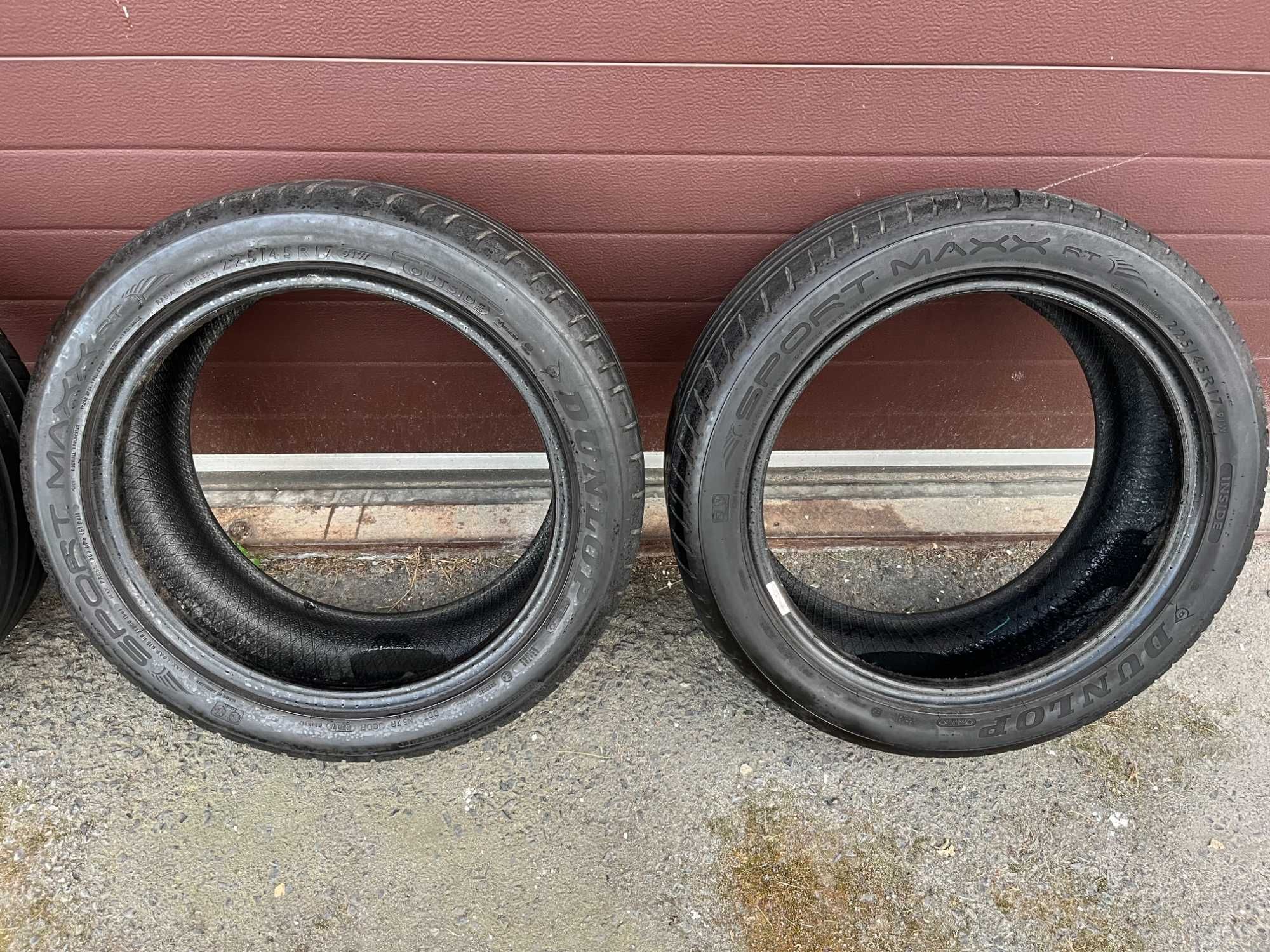 4x opony letnie DUNLOP sport max RT 91W 0-270km/h 225/45 r17