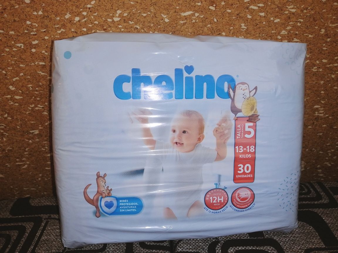 Детские памперсы памперси подгузники пiдгузки Pampers 5 Chelino # 5