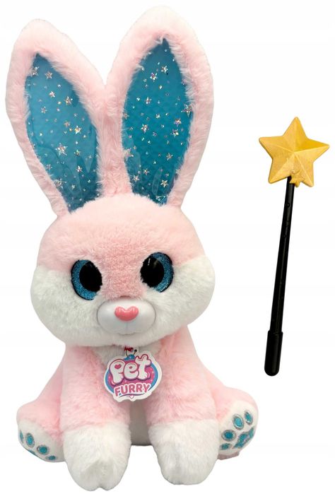 Magiczny królik interaktywny króliczek w pudełku z różdżką