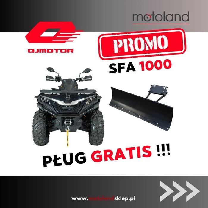QJMOTOR SFA 1000 QUAD QJMOTOR SFA 1000 -Pług do odśnieżania i hulajnoga NIU  gratis!
