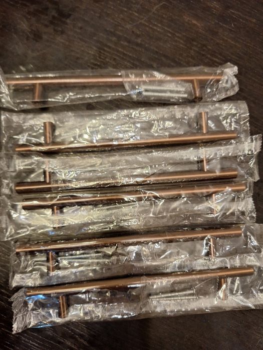 Uchwyt meblowy, 16cm, szczytkowany mosiądz