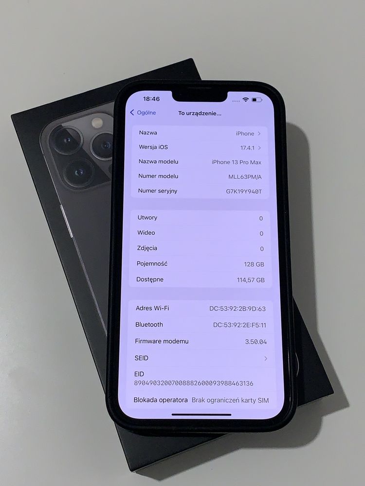 iPhone 13 Pro Max 128GB Graphite