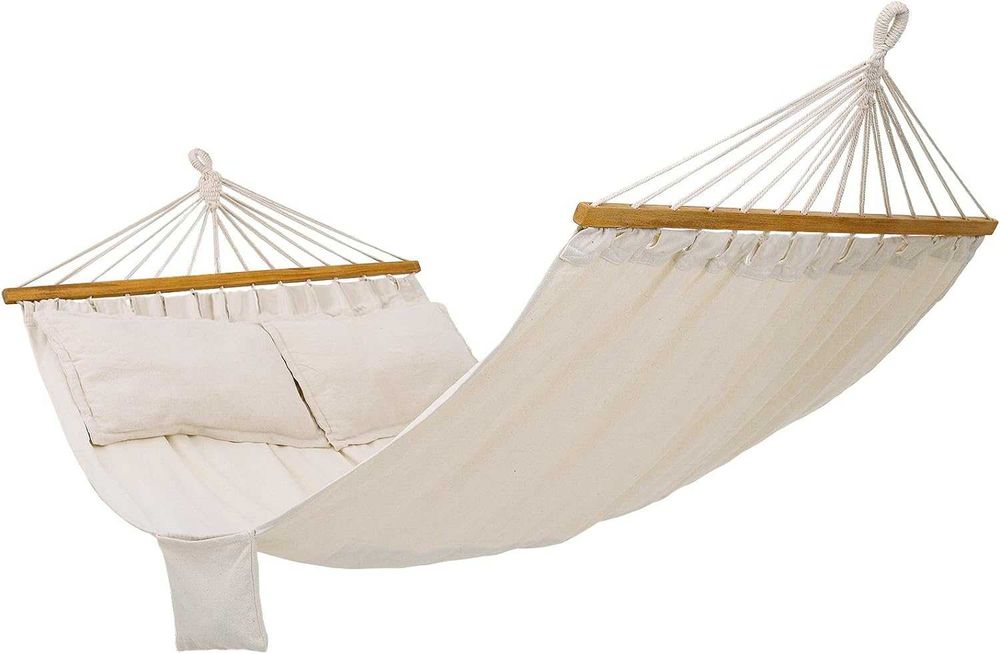 SONGMICS hamak zewnętrzny oddychający, 210 x 150 cm,