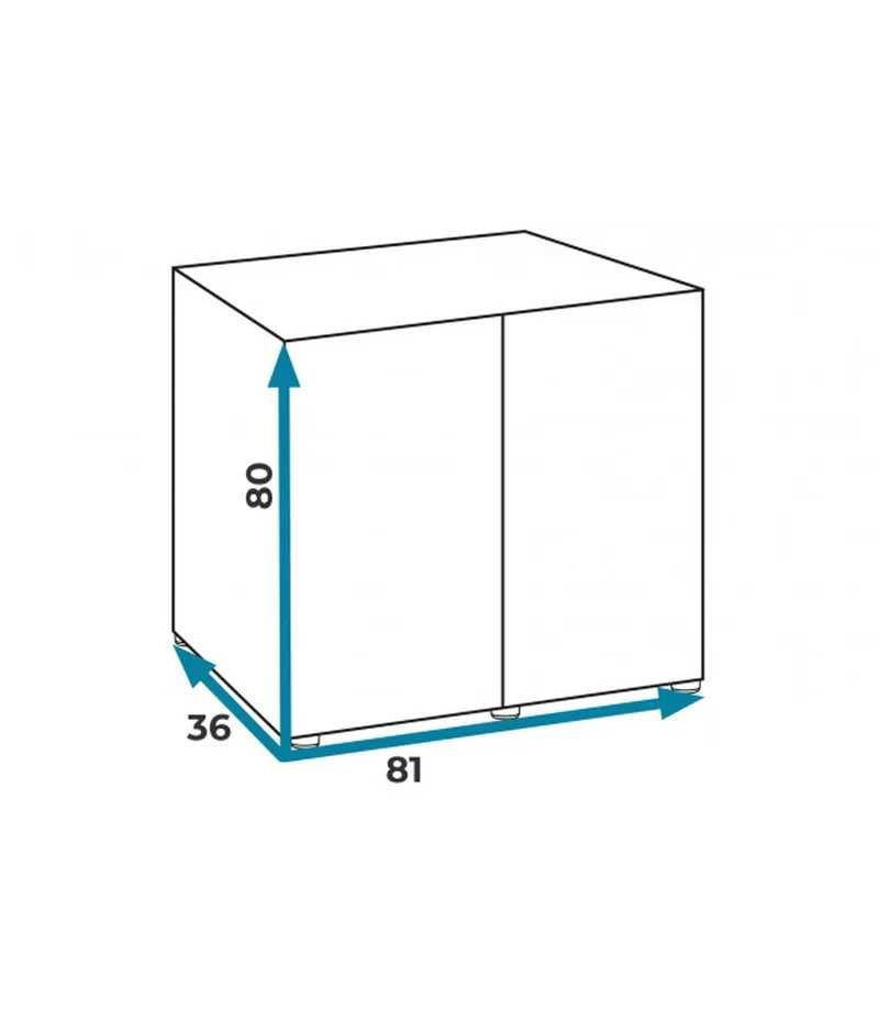 szafka pod akwarium  81x36x80  OPTISET 125 Aquael