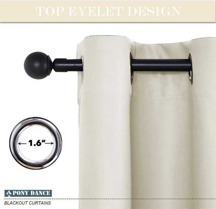 Nowa zasłona / kotara / firanka / 200x245CM /1SZT / PONY DANCE !9036A!