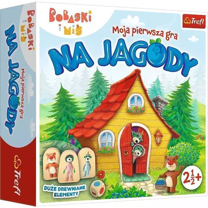 Bobaski i Miś. Moja pierwsza gra. Na jagody. Trefl